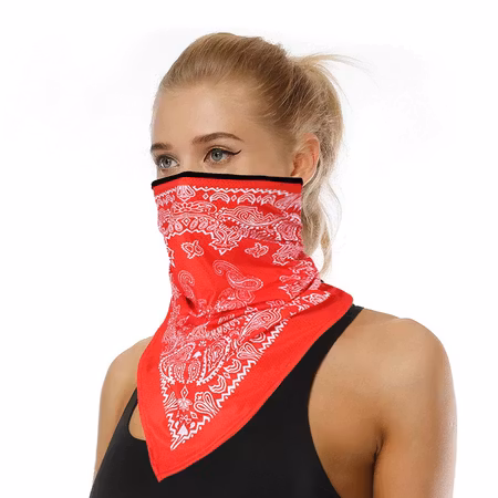Munskydd Ansiktsscarf Bandanna Baklava Tvättbar