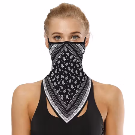 Munskydd Ansiktsscarf Bandanna Baklava Tvättbar