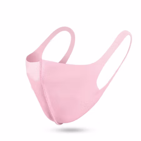 Rosa Tvättbara Munskydd i bekväm design