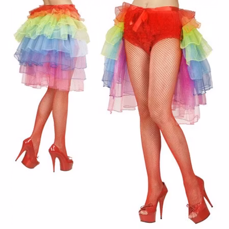 Fantasikjol Bustle Skirt Maskeraddräkt Pride