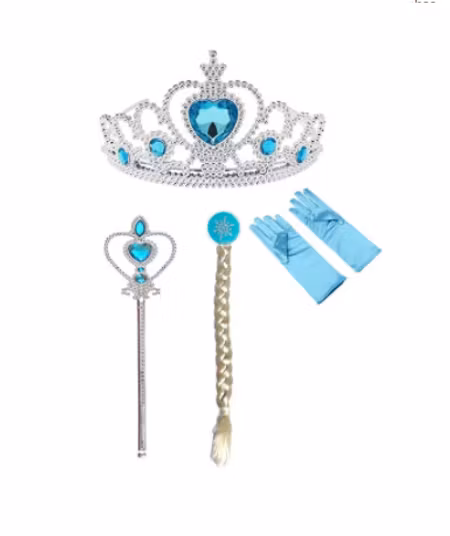 Prinsess set med fläta