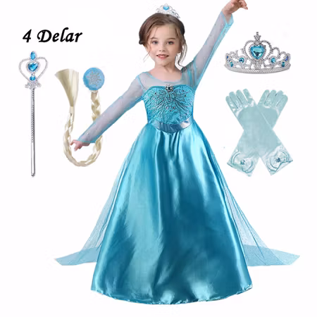 Prinsess set med fläta