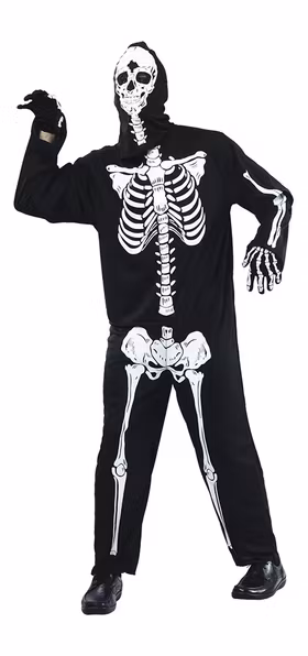 Skelett Maskeraddräkt
