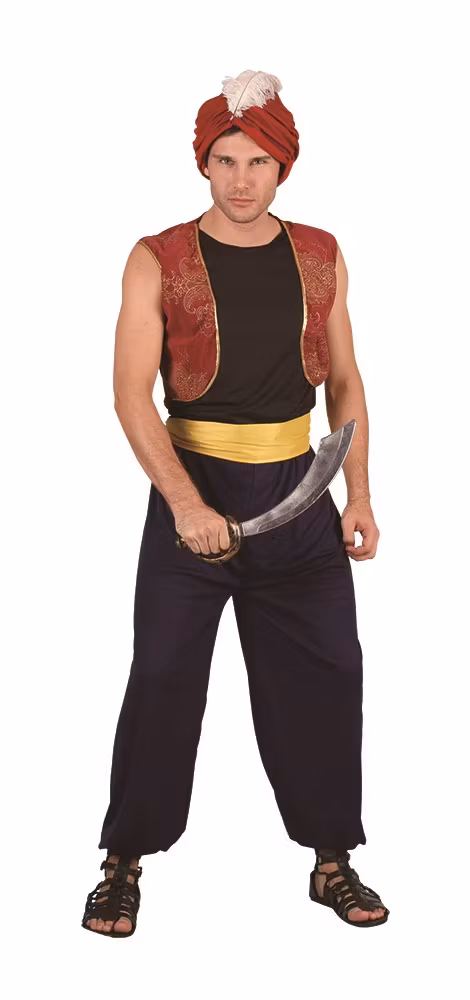 Arabisk Bandit Sultan Maskeraddräkt