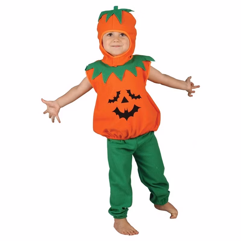 Pumpadräkt 3 delar Maskeraddräkt Halloween