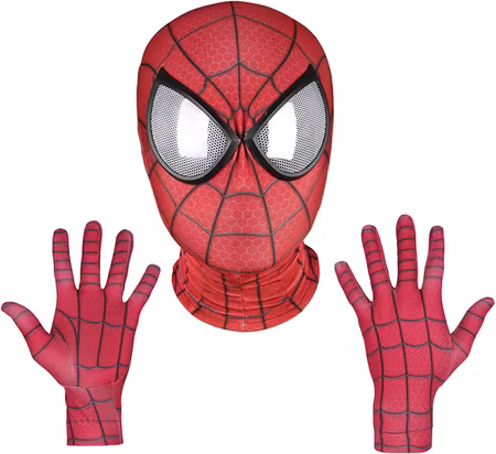 Spiderman Mask och Handskar Barn Maskeraddräkt Halloween