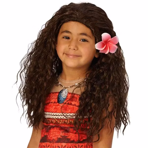 Moana Peruk Barn Maskeraddräkter