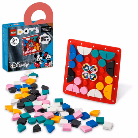 LEGO DOTS Musse Pigg och Mimmi Pigg Tygmärke 41963