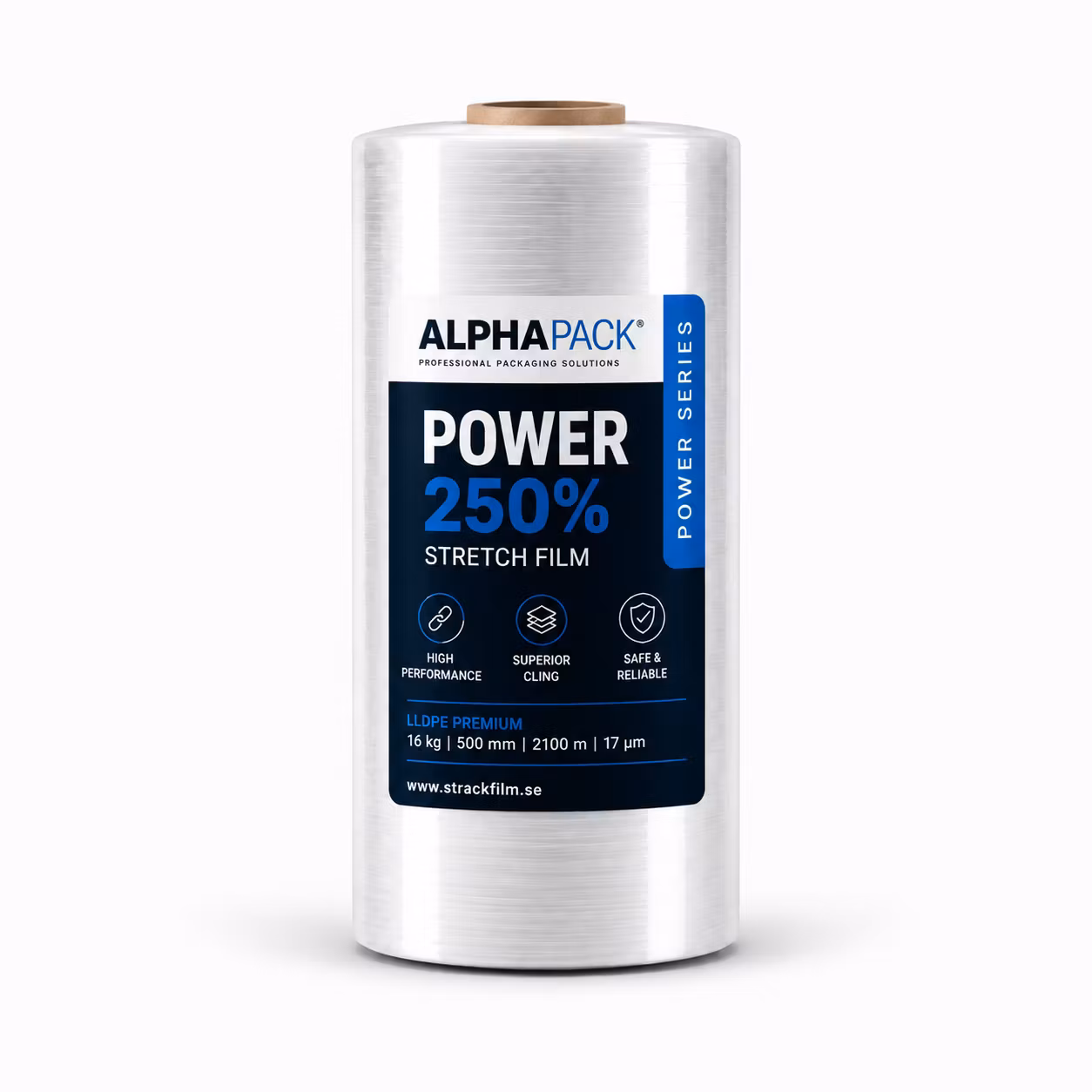 Konekiristekalvo POWER läpinäkyvä – 17 my