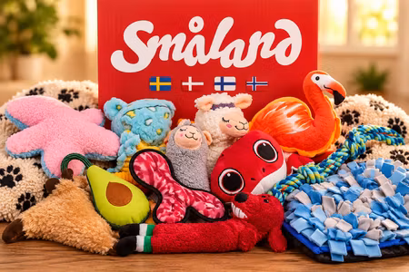Småland Hundleksaker, 30-40 cm