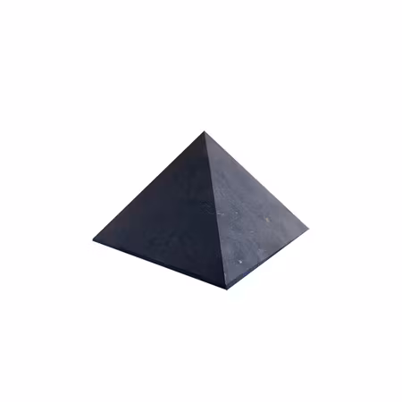 Shungit Pyramid L opolerad 7cm