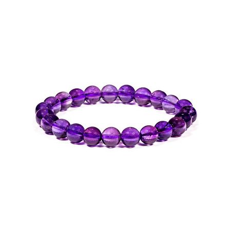 Ametist 8mm pärlor Armband