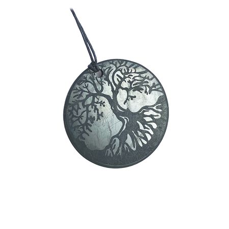 Shungit Amulett Livets Träd 5cm