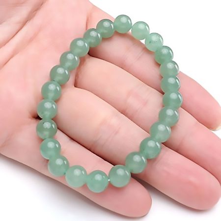 Aventurin Grön 8mm pärlor Armband
