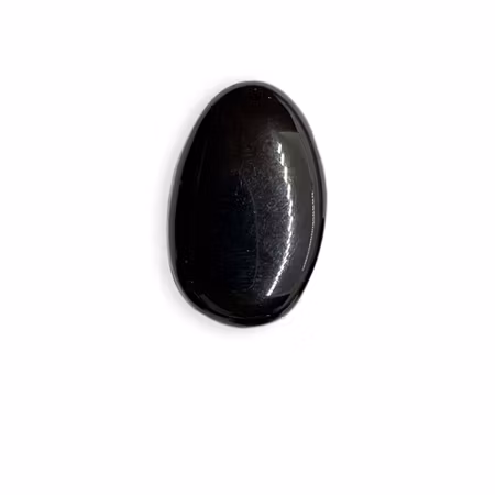 Obsidian Svart Hängsmycke (Droppe)