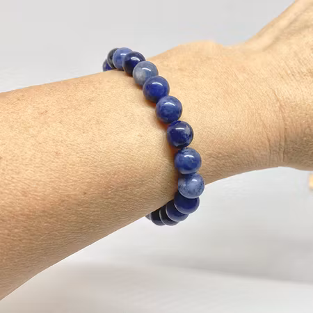 Sodalit 8mm pärlor Armband