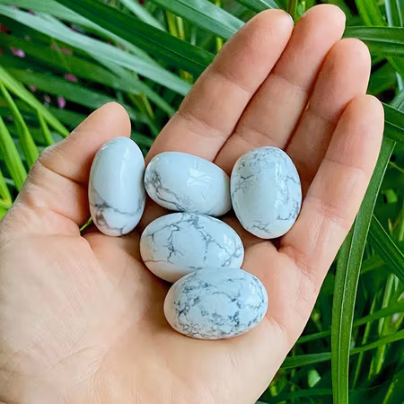 Howlit Vit Trumlade stenar 100gr