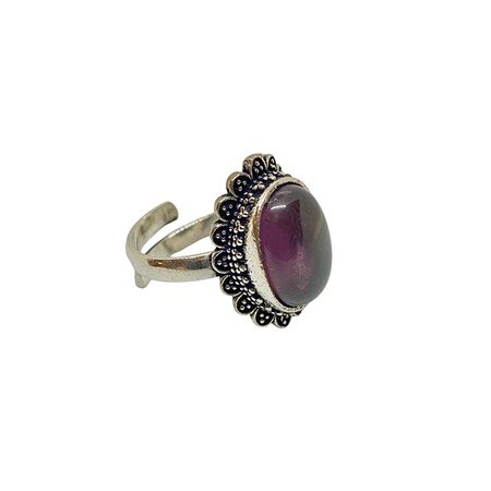 Ametist Ring (ställbar)