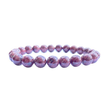 Eudialyt 8mm pärlor Armband