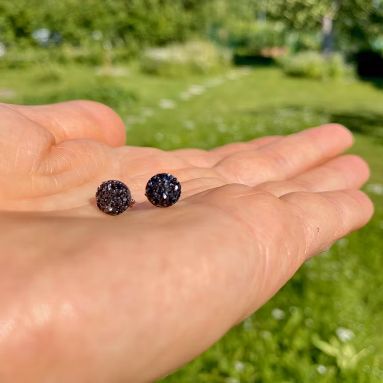 Crystal Gravel Örhängen (Silver 925)