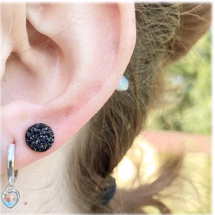 Crystal Gravel Örhängen (Silver 925)