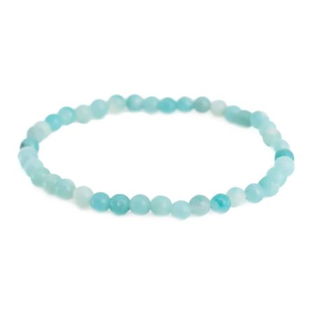 Amasonit 4mm pärlor Armband