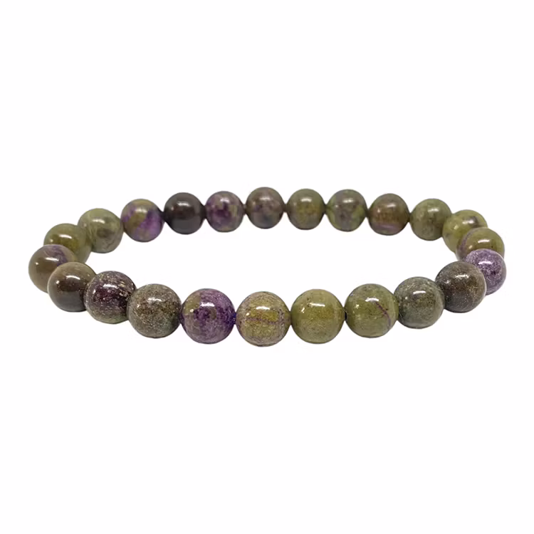 Sugilit 8mm pärlor Armband