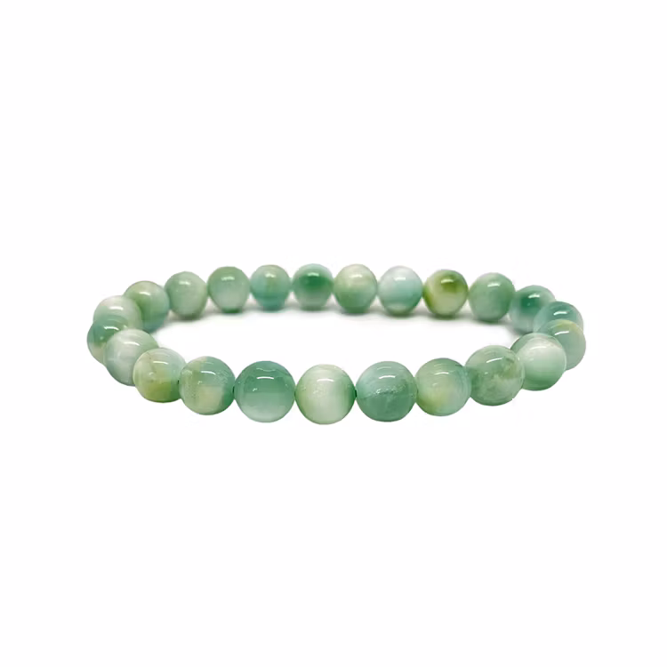 Hemimorfit Grön 8mm pärlor Armband