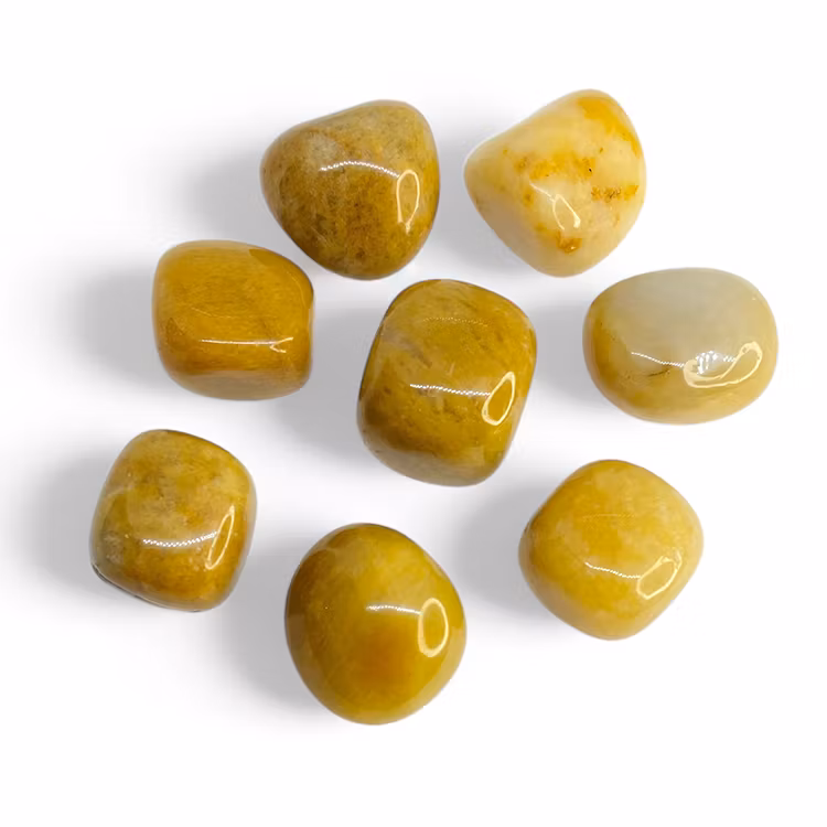 Aventurin Gul Trumlade stenar 200gr