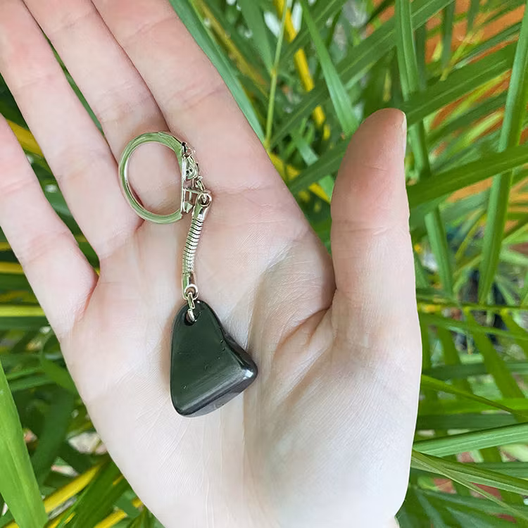 Shungit Trumlad Nyckelring