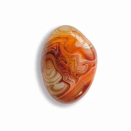 Bandagat Orange Trumlad sten