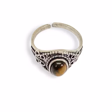 Tigeröga Ring (ställbar)