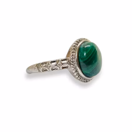Malakit Ring (ställbar)