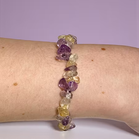 Ametrin Chips pärlor Armband