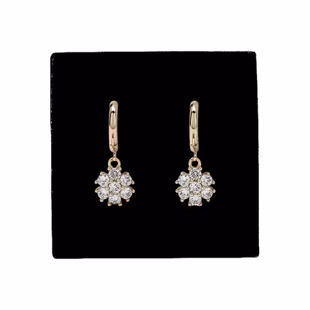 Vittoria örhängen Silver/Guld med presentask