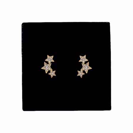 Silvia örhängen Silver/Guld med presentask