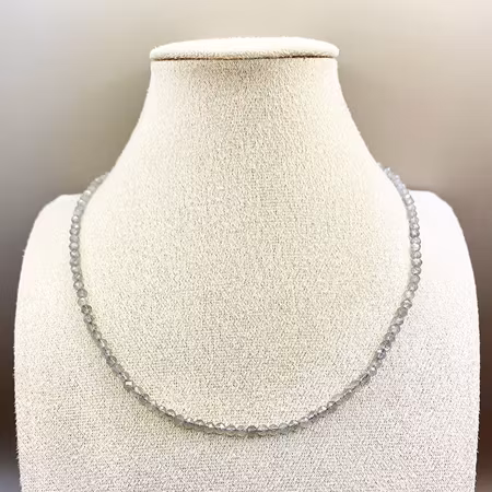 Labradorit (Fasetterade pärlor) Halsband