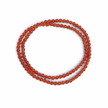 Karneol 4mm Halsband