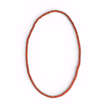 Karneol 4mm Halsband