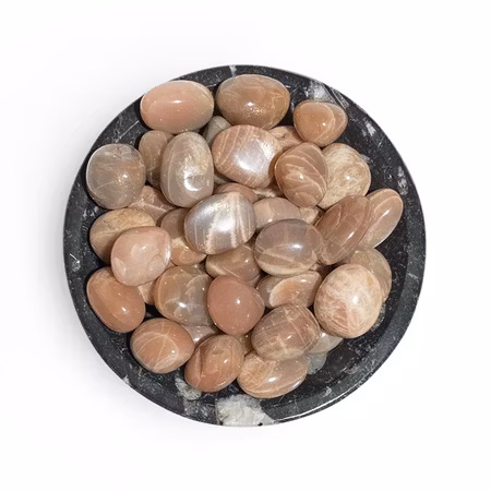 Månsten Rosa Trumlad sten