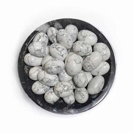 Howlit Vit Trumlade stenar 100gr