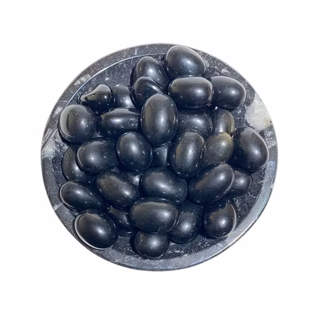 Obsidian Svart AA Trumlade stenar 100gr