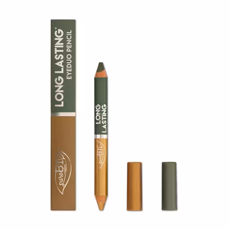 Long Lasting EYE DUO Pencil Gold/Moss Green 102L