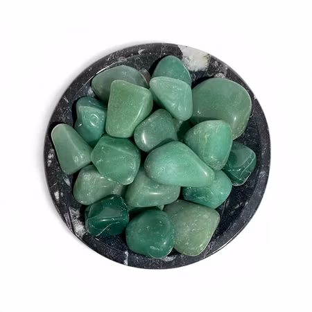 Kvarts Grön Trumlade stenar 100gr