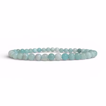 Amasonit 4mm pärlor Armband