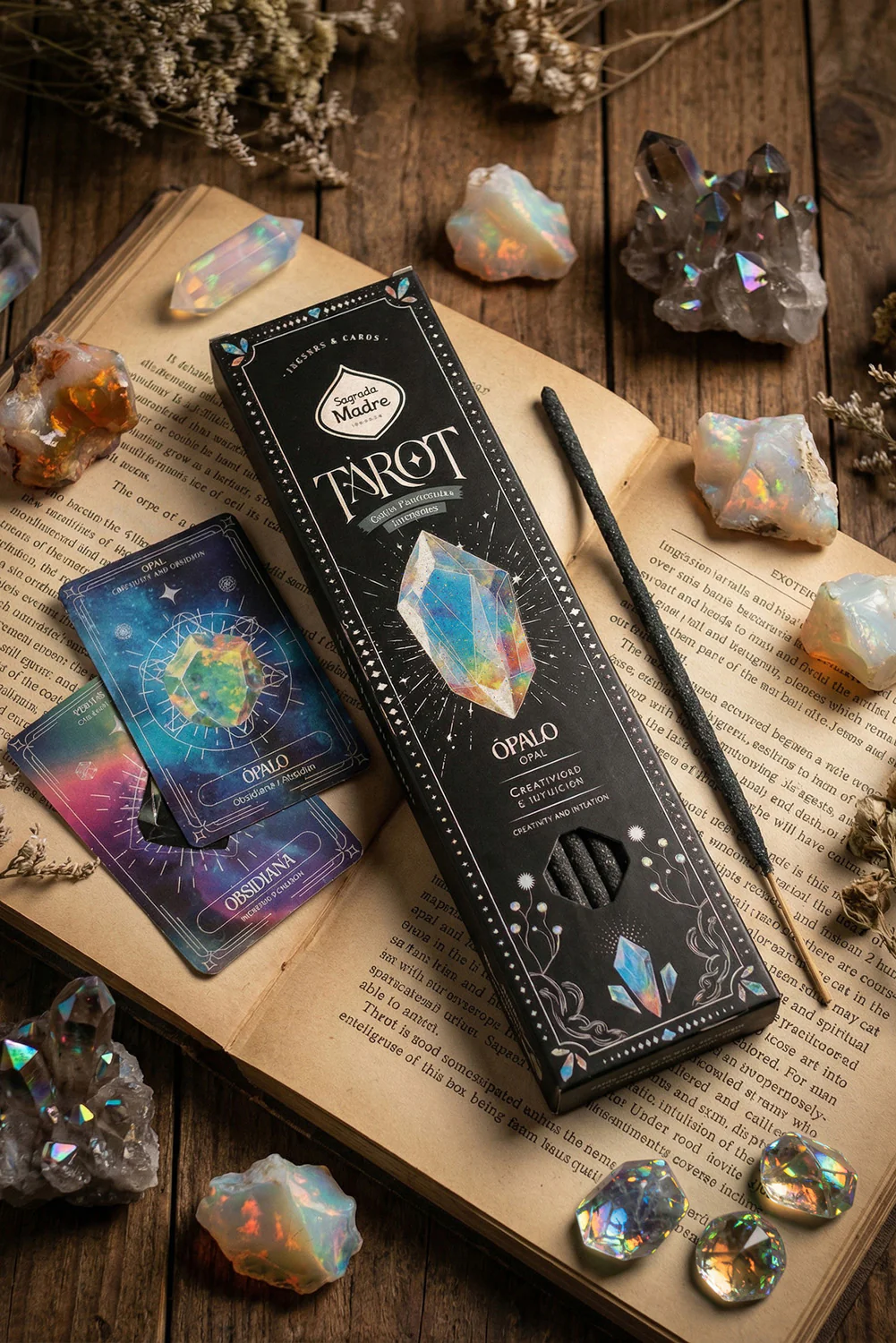 Opal Rökelsepinnar Olibanum & Myrra (Sagrada Madre)
