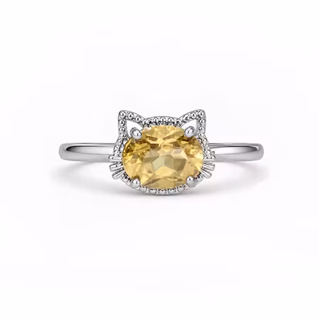 Citrin "Katt" Ring (LK. ställbar)