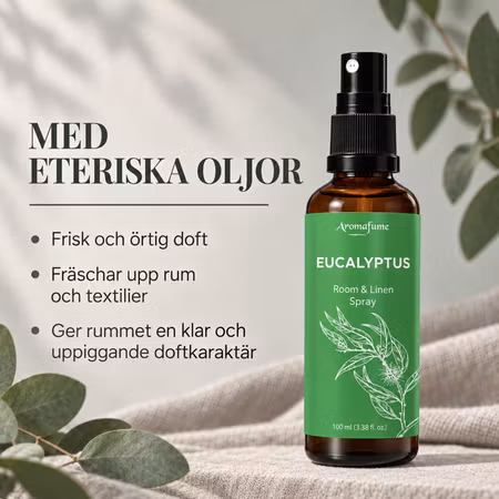 Eukalyptus Rum & Linnespray 100ml (Aromafume)