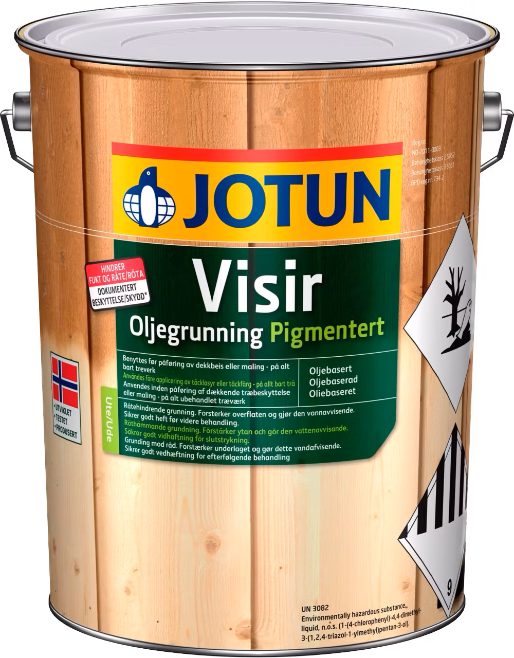 VISIR Oljegrunning Pigmentert 10L