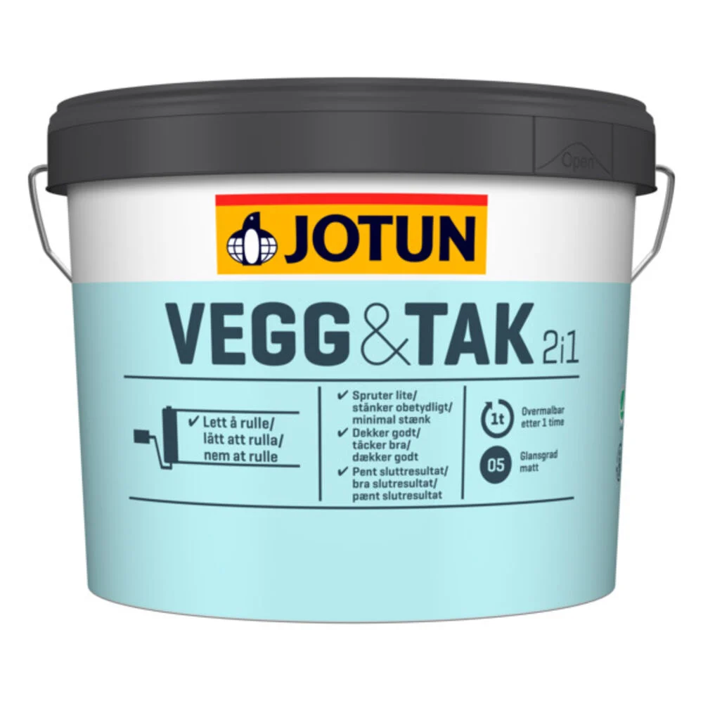 JOTUN Vägg och Tak 10 L